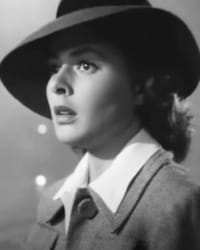 Ingrid Bergman'ın fotoğrafı.