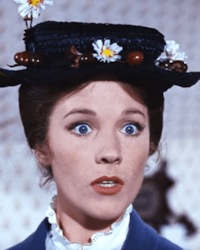 Julie Andrews'in fotoğrafı.