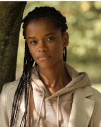 Letitia Wright'in fotoğrafı.